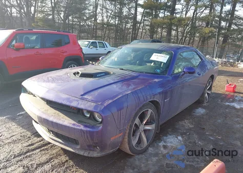 2016 Dodge Challenger R/T Plus Shaker z USA, uszkodzony, nr VIN 2C3CDZBT6GH158382